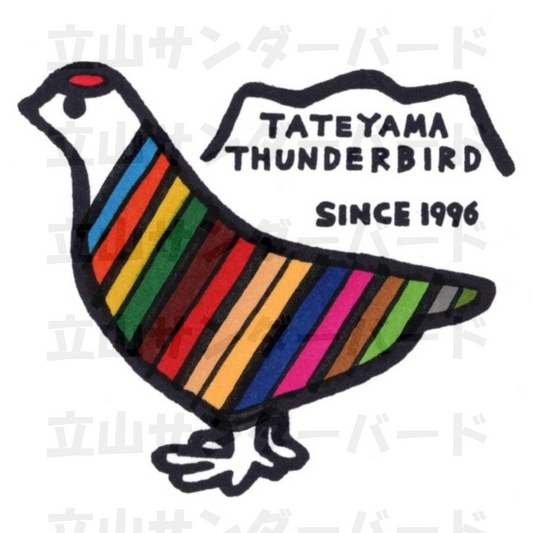 雷鳥くん カラフルストライプ