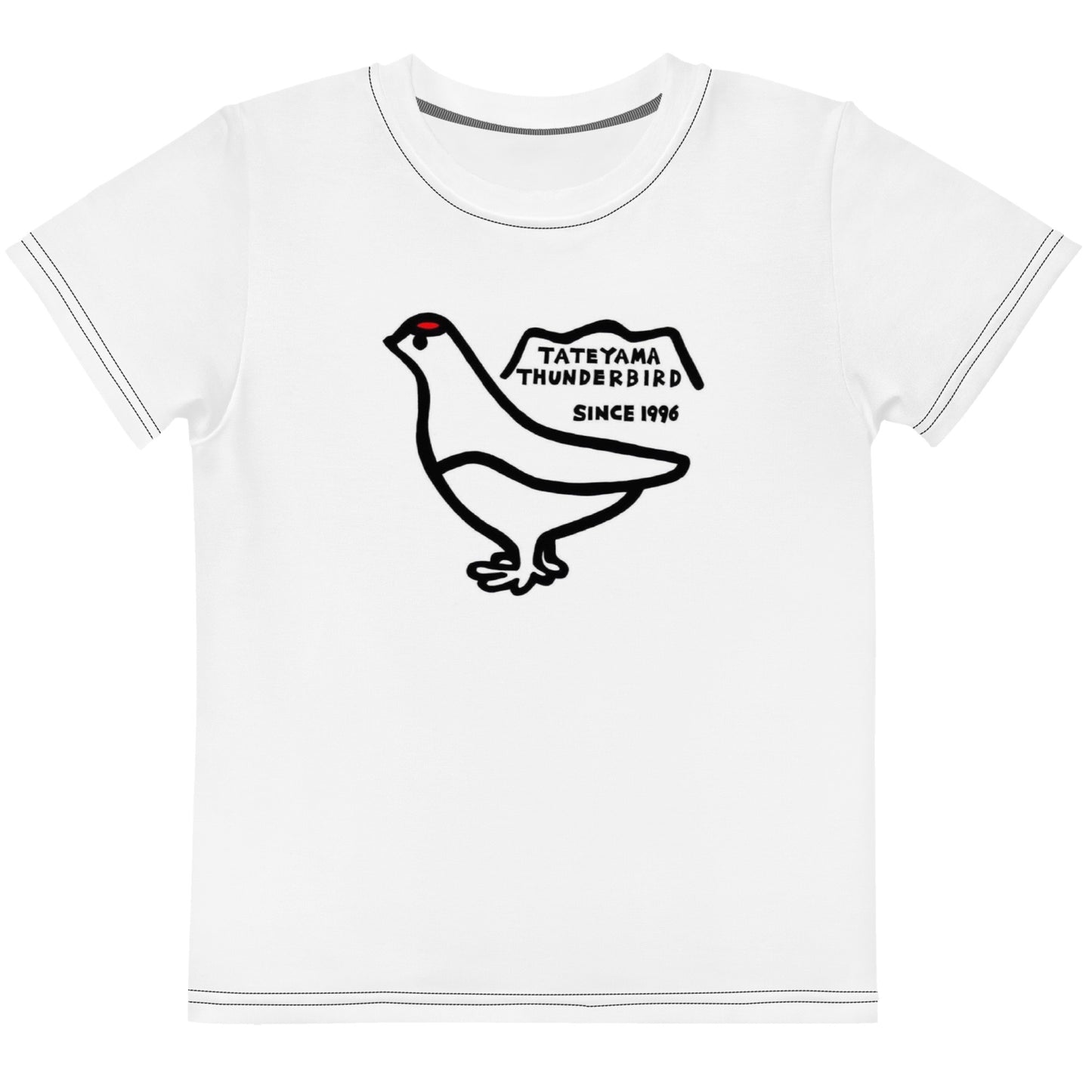 Kids crew neck short-sleeved T-shirt (Raicho-kun)