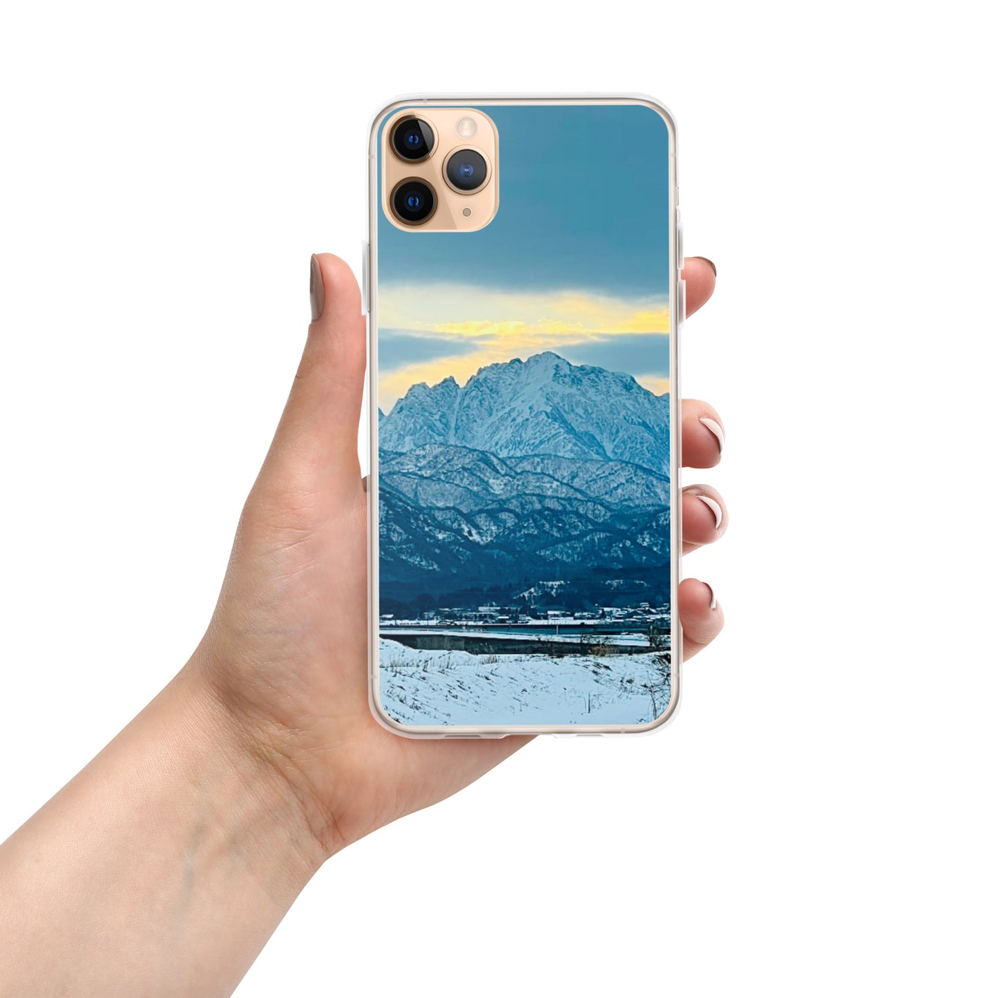 iPhoneケース(立山連峰・剱岳 つるぎだけ)