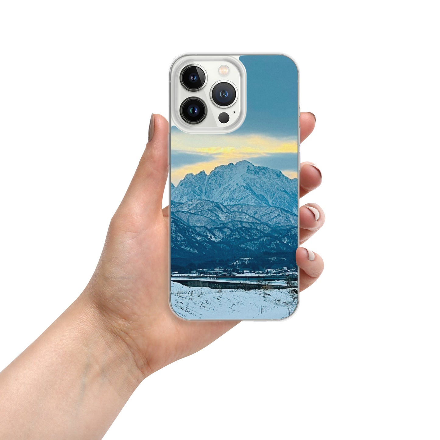 iPhoneケース(立山連峰・剱岳 つるぎだけ)