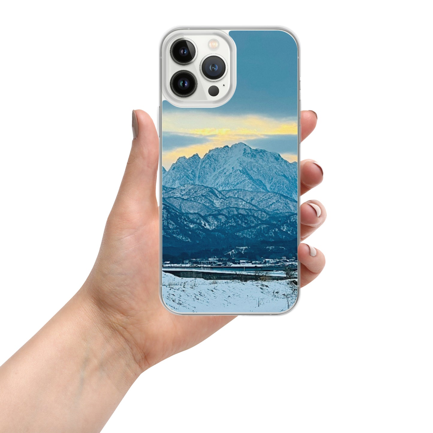 iPhoneケース(立山連峰・剱岳 つるぎだけ)