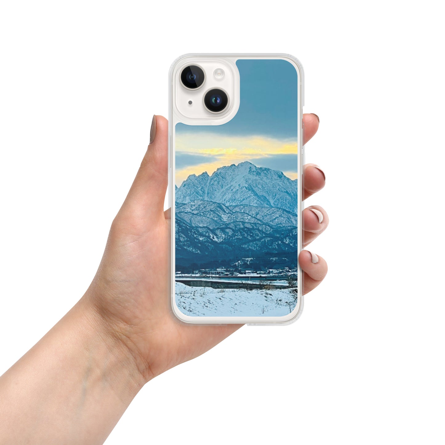 iPhoneケース(立山連峰・剱岳 つるぎだけ)
