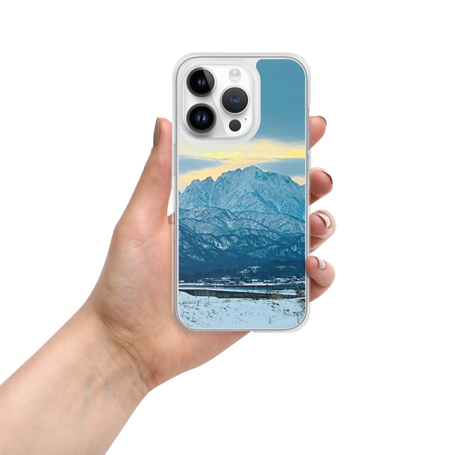 iPhoneケース(立山連峰・剱岳 つるぎだけ)