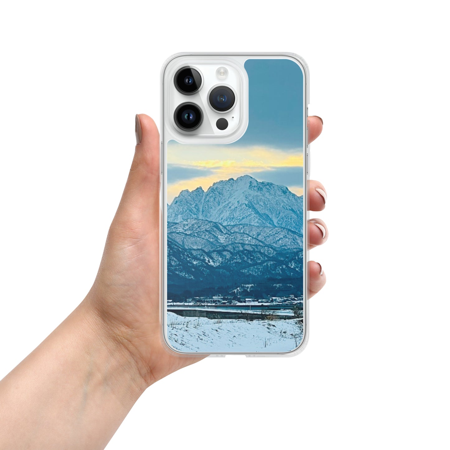iPhoneケース(立山連峰・剱岳 つるぎだけ)