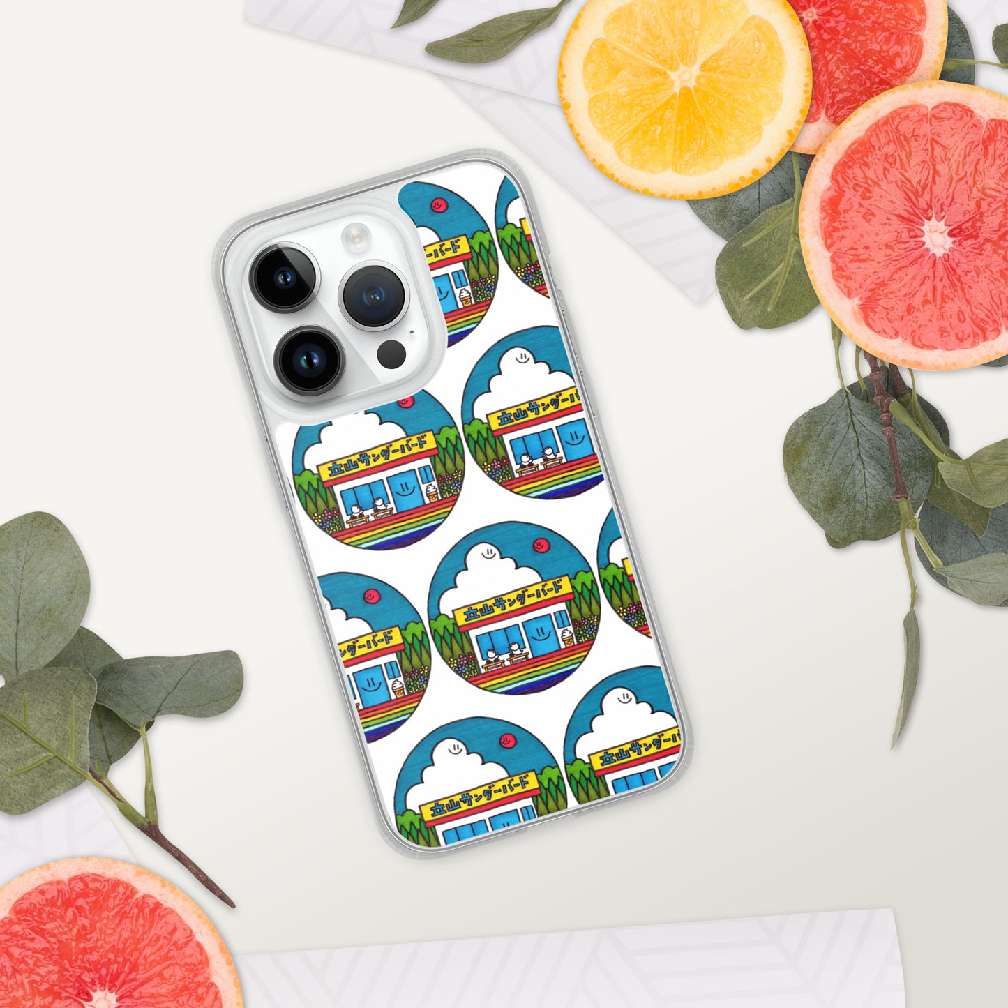 iPhoneケース(店舗デザイン・晴天)