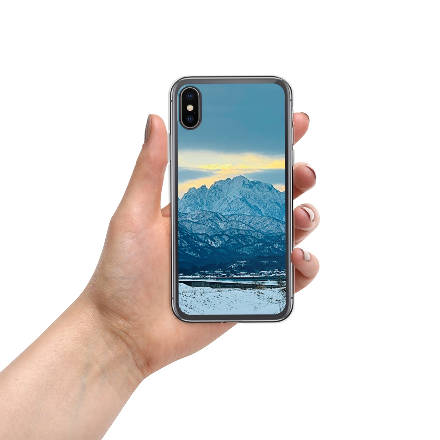 iPhoneケース(立山連峰・剱岳 つるぎだけ)