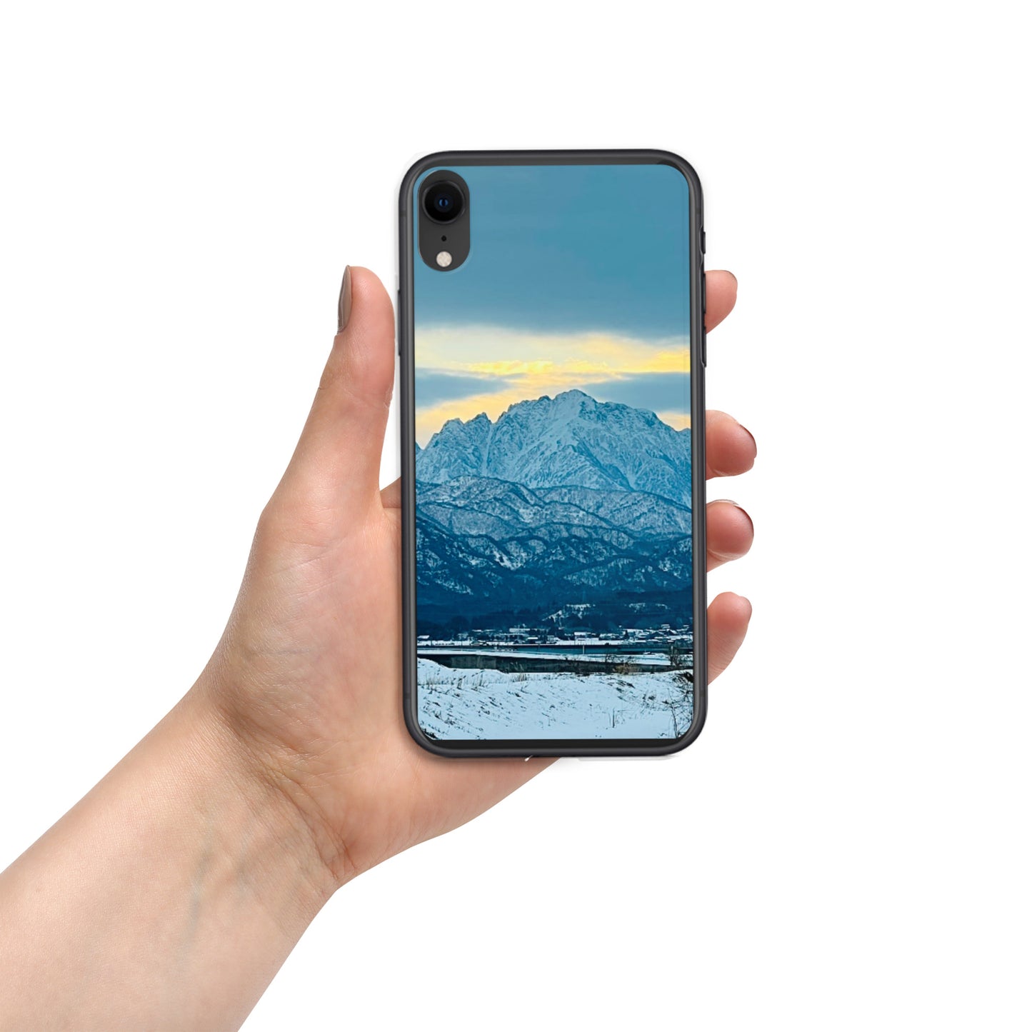 iPhoneケース(立山連峰・剱岳 つるぎだけ)