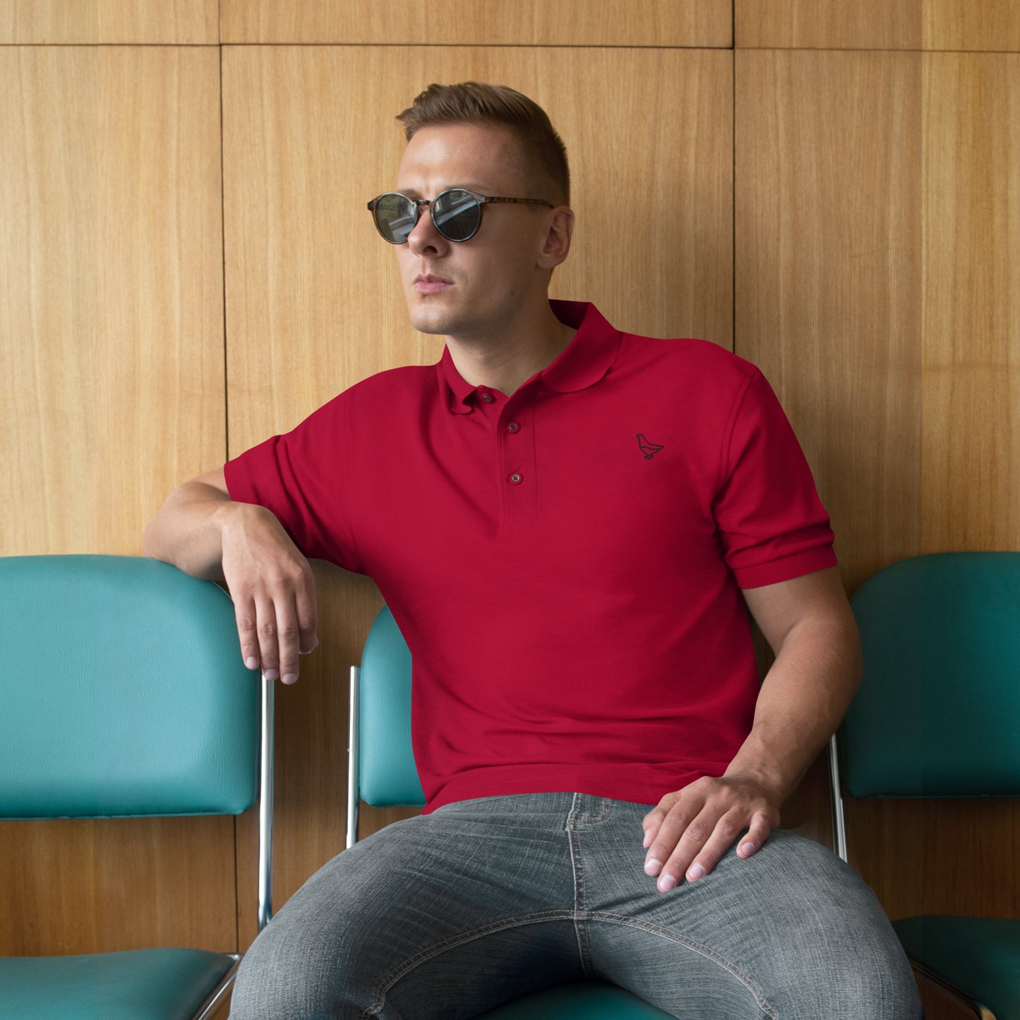 Men's Premium Polo Shirt (Raicho-kun)