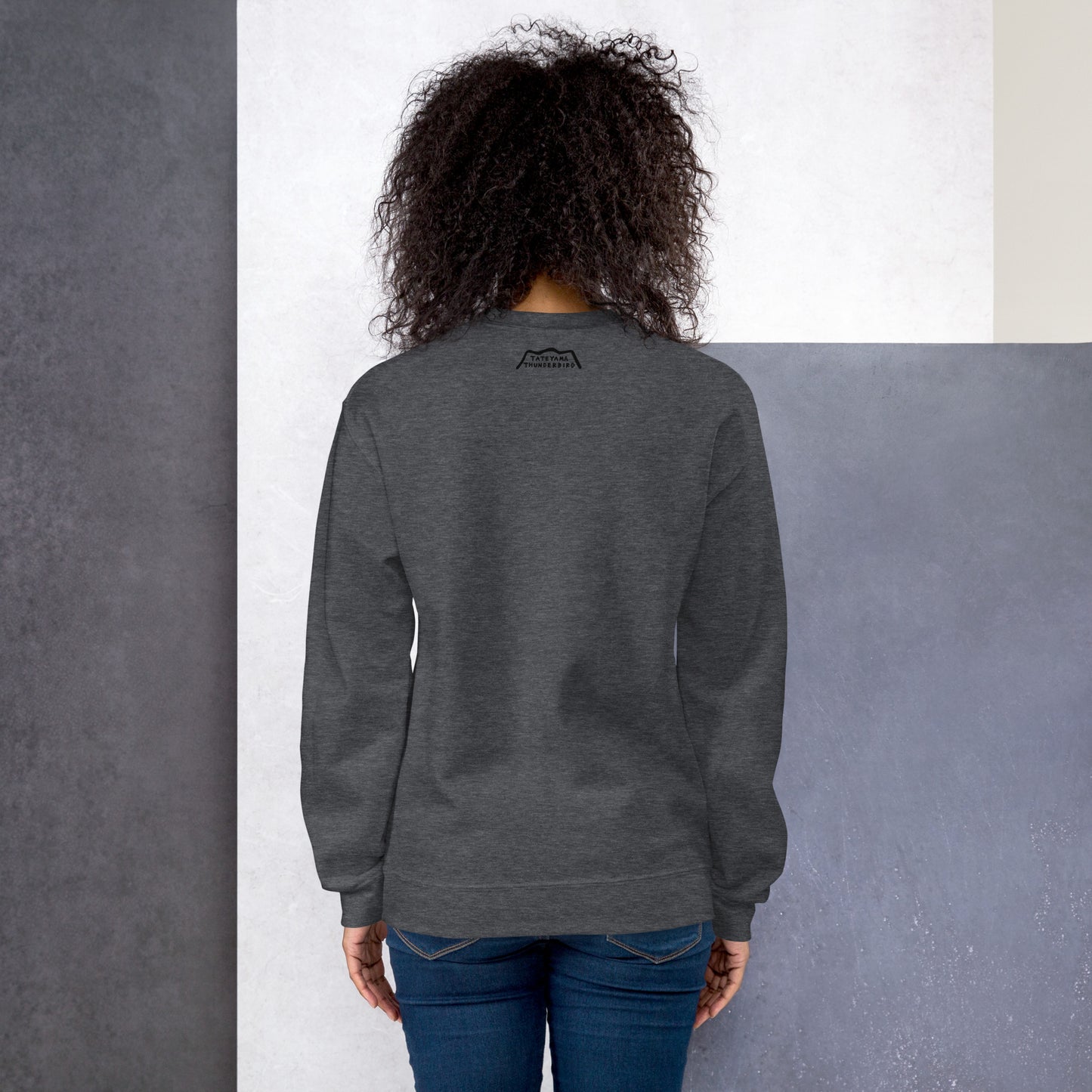 Sweatshirt (large Raicho-kun on the front & small logo on the back)
