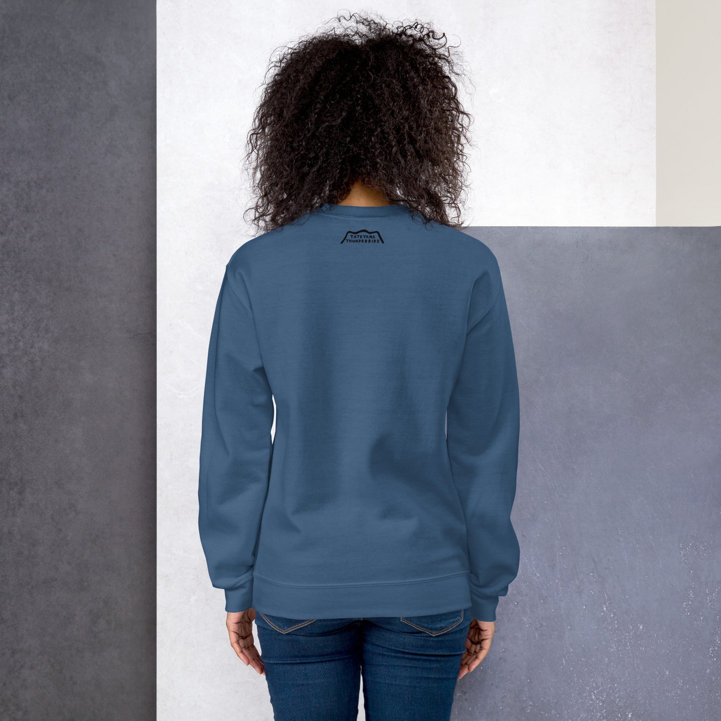 Sweatshirt (large Raicho-kun on the front & small logo on the back)
