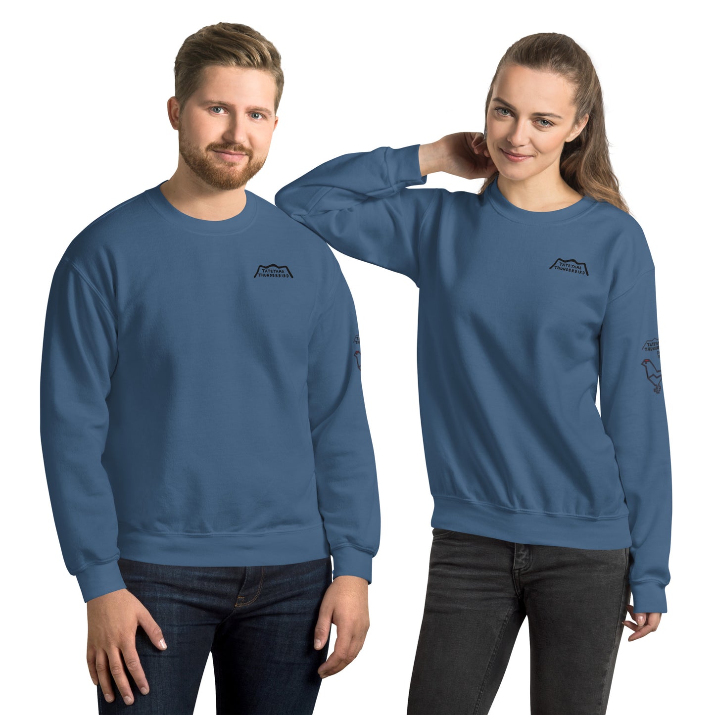 Sweatshirt (Logo on the front & Robot Raicho on the left sleeve)
