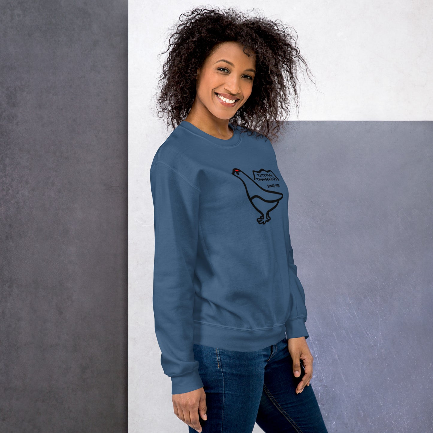 Sweatshirt (large Raicho-kun on the front & small logo on the back)