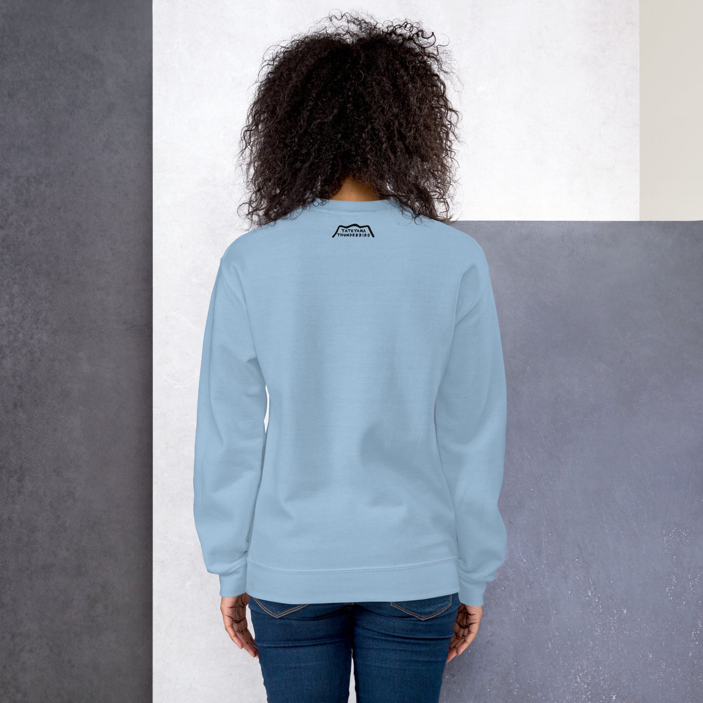 Sweatshirt (large Raicho-kun on the front & small logo on the back)