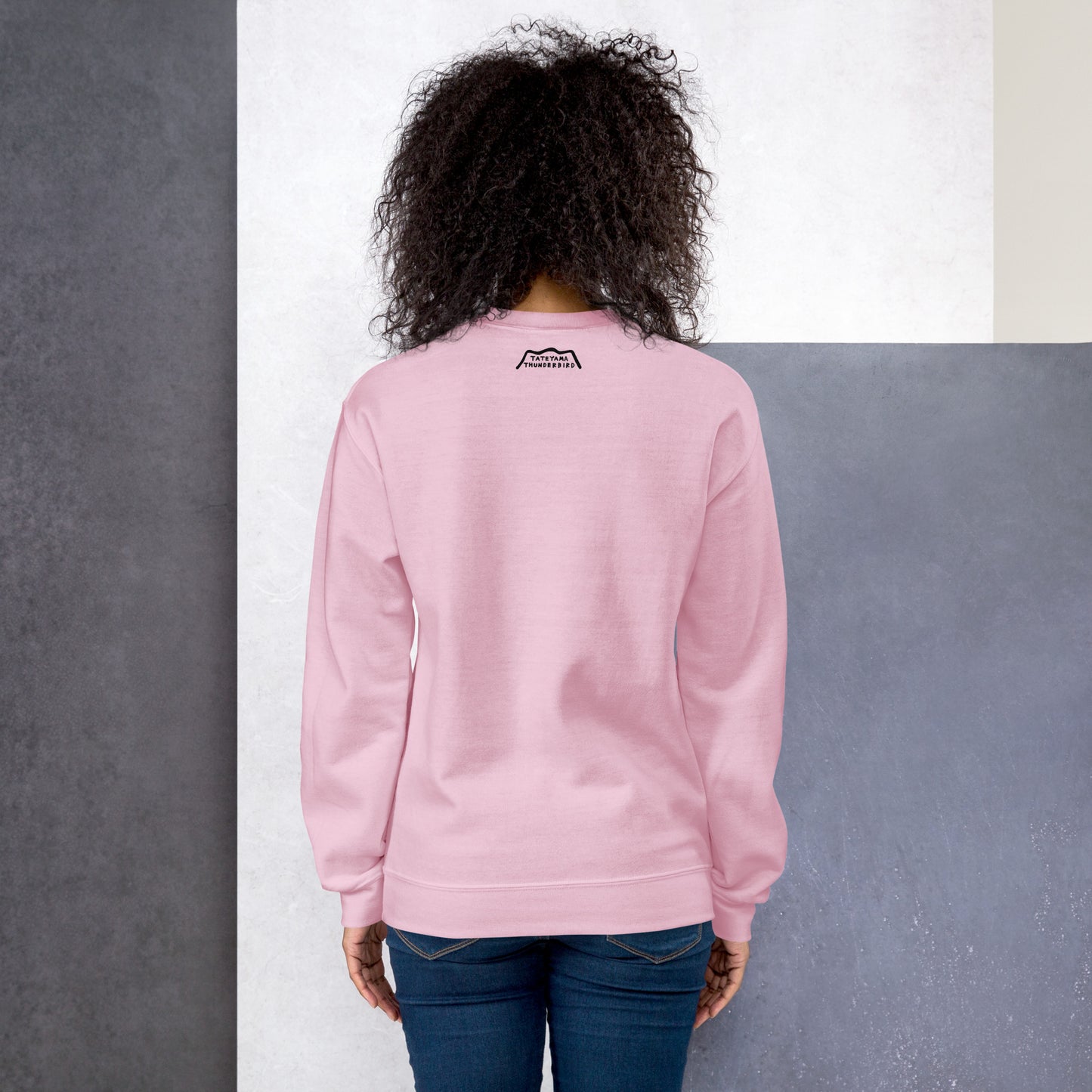 Sweatshirt (large Raicho-kun on the front & small logo on the back)