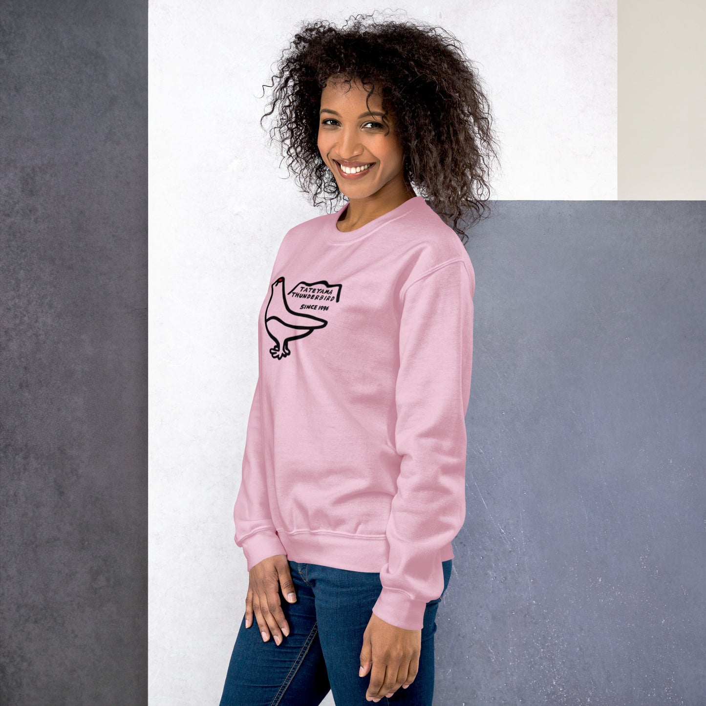Sweatshirt (large Raicho-kun on the front & small logo on the back)
