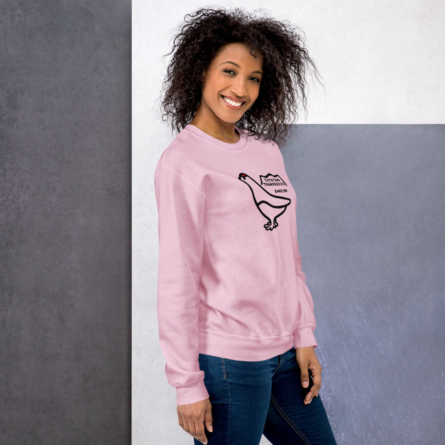 Sweatshirt (large Raicho-kun on the front & small logo on the back)
