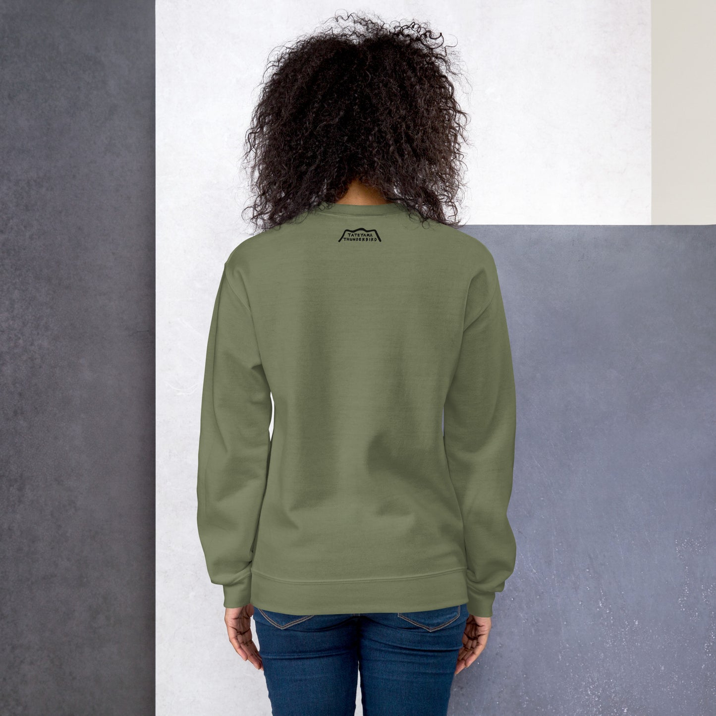 Sweatshirt (large Raicho-kun on the front & small logo on the back)
