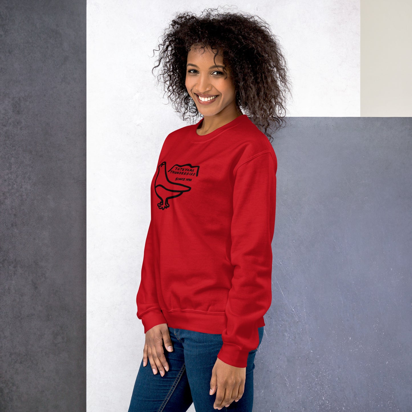 Sweatshirt (large Raicho-kun on the front & small logo on the back)