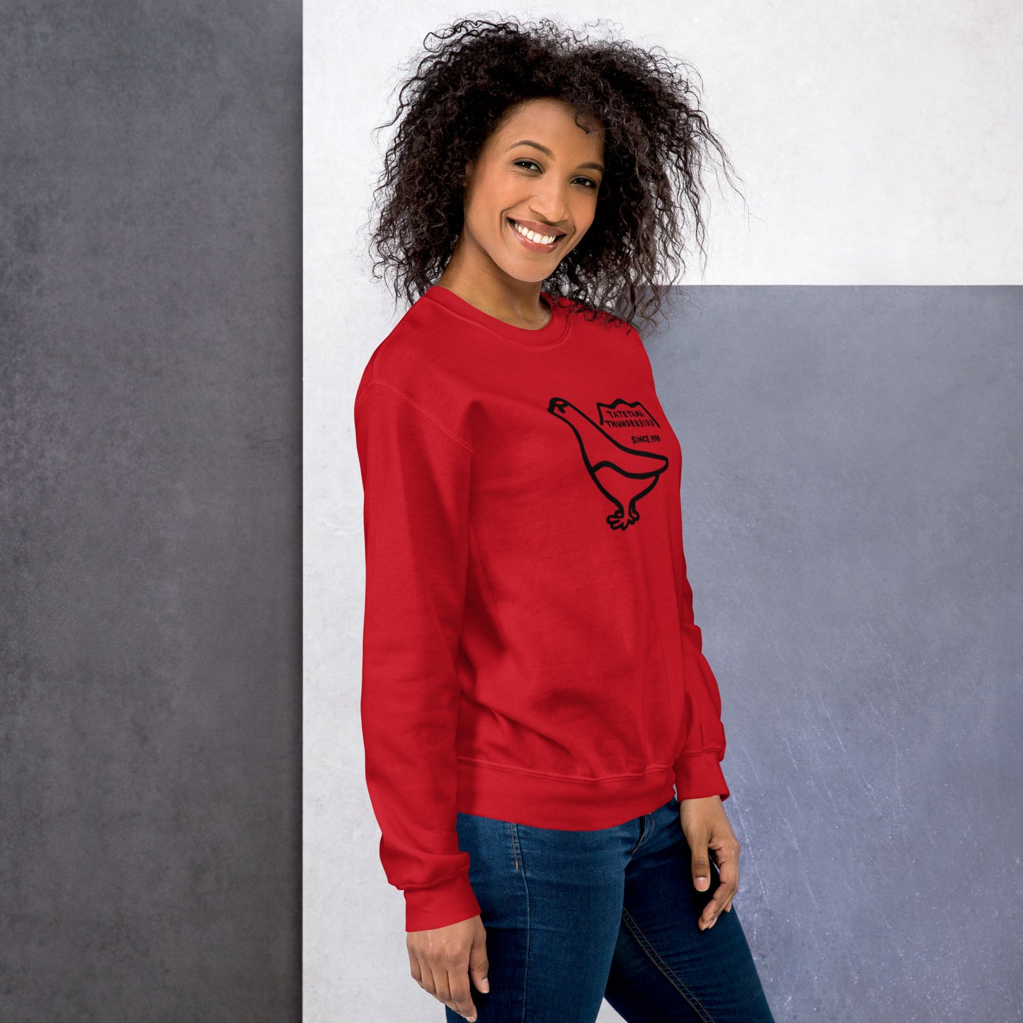 Sweatshirt (large Raicho-kun on the front & small logo on the back)