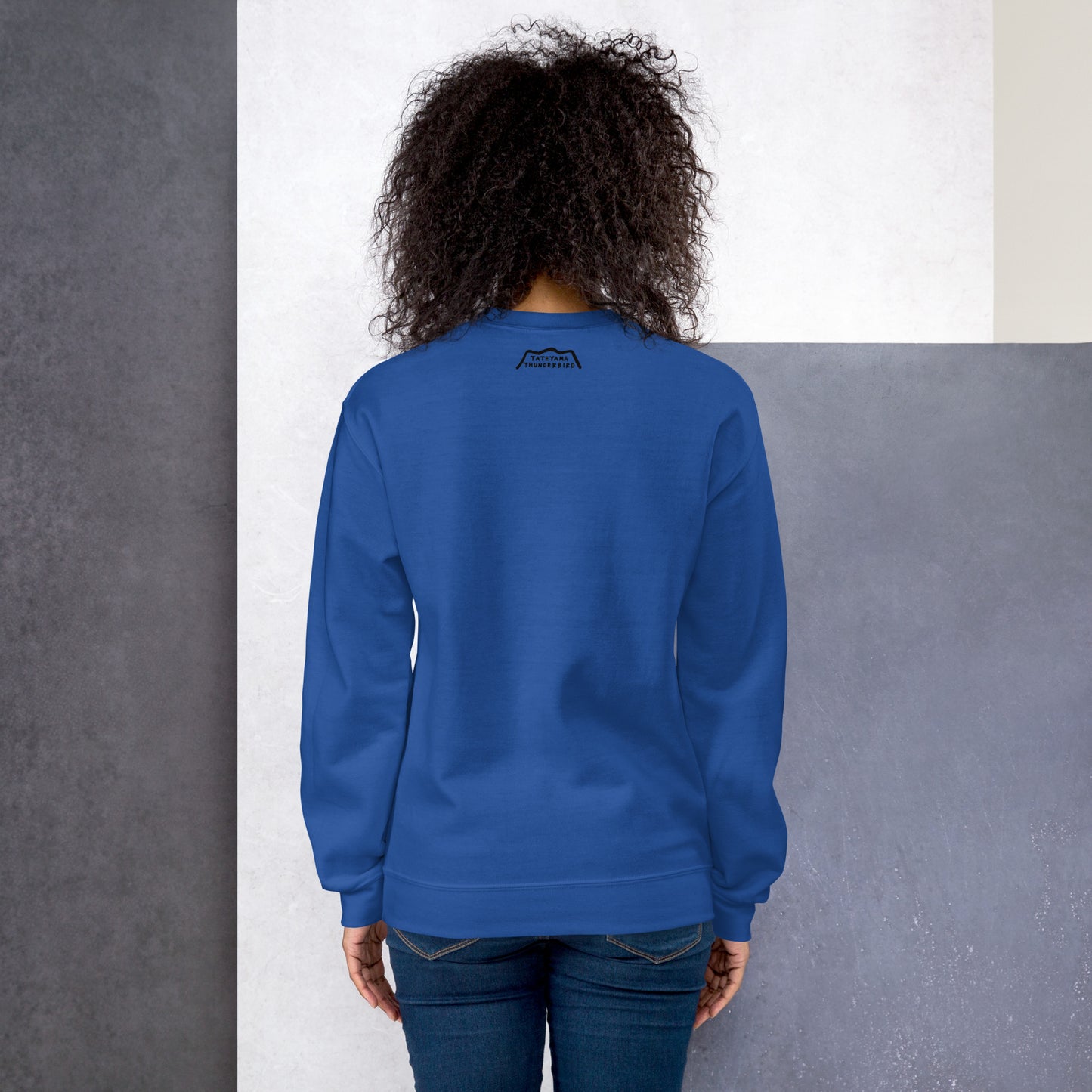 Sweatshirt (large Raicho-kun on the front & small logo on the back)