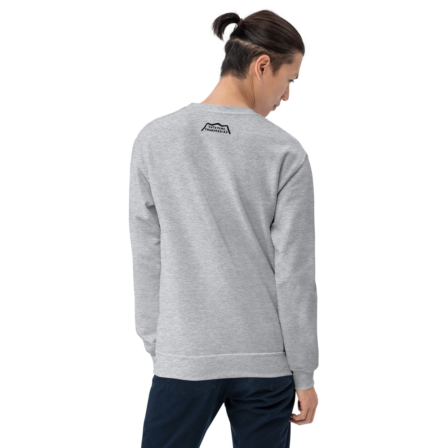 Sweatshirt (large Raicho-kun on the front & small logo on the back)