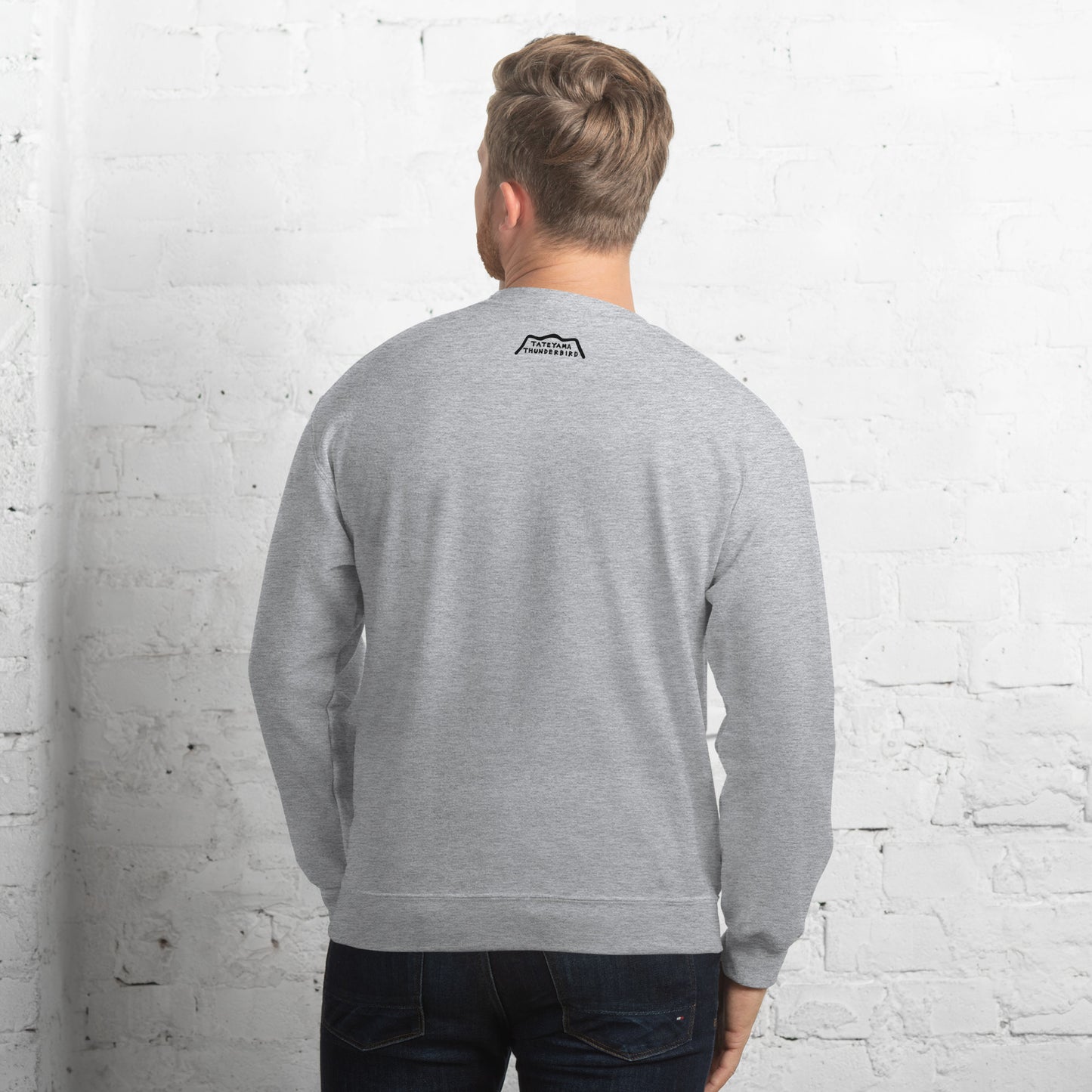 Sweatshirt (large Raicho-kun on the front & small logo on the back)