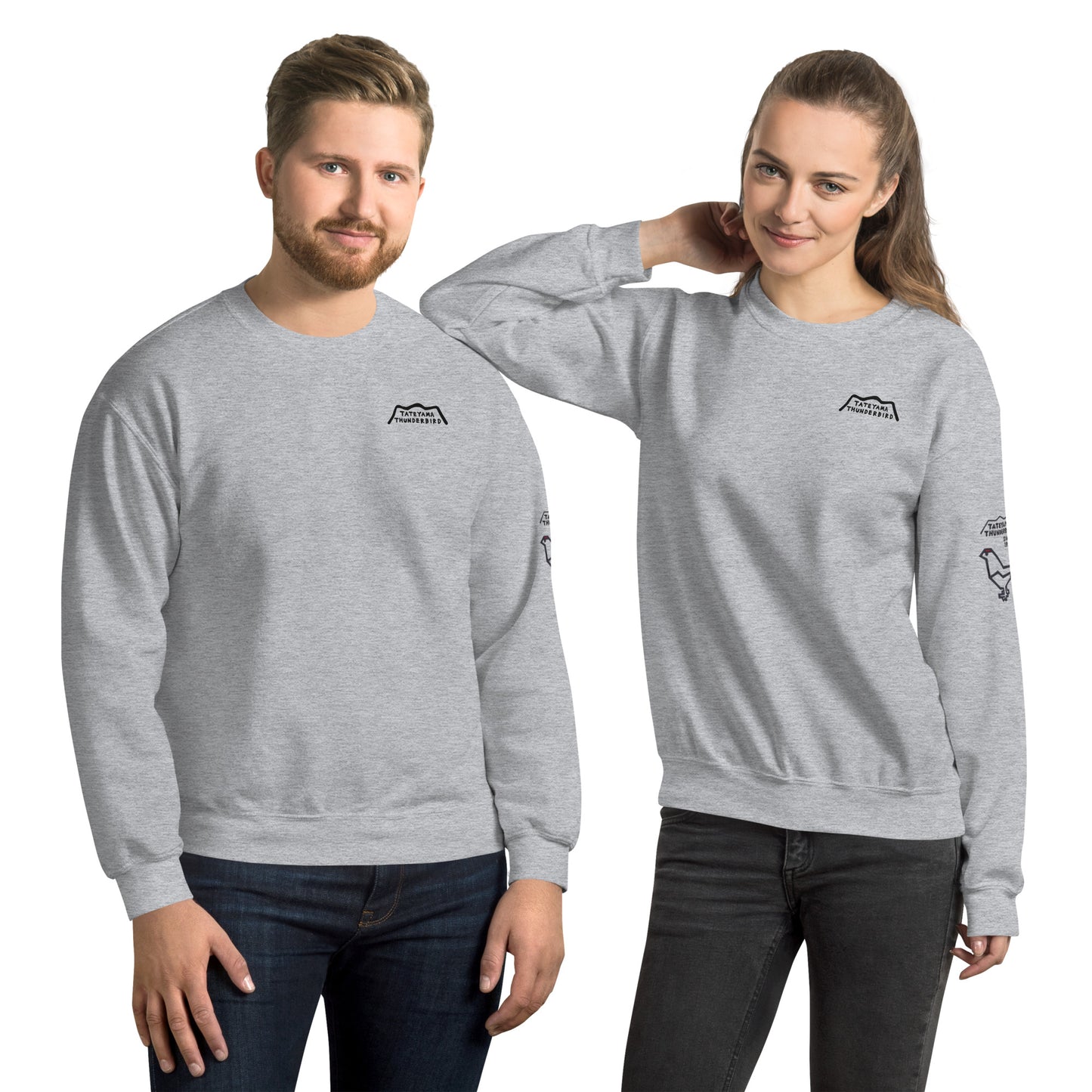 Sweatshirt (Logo on the front & Robot Raicho on the left sleeve)
