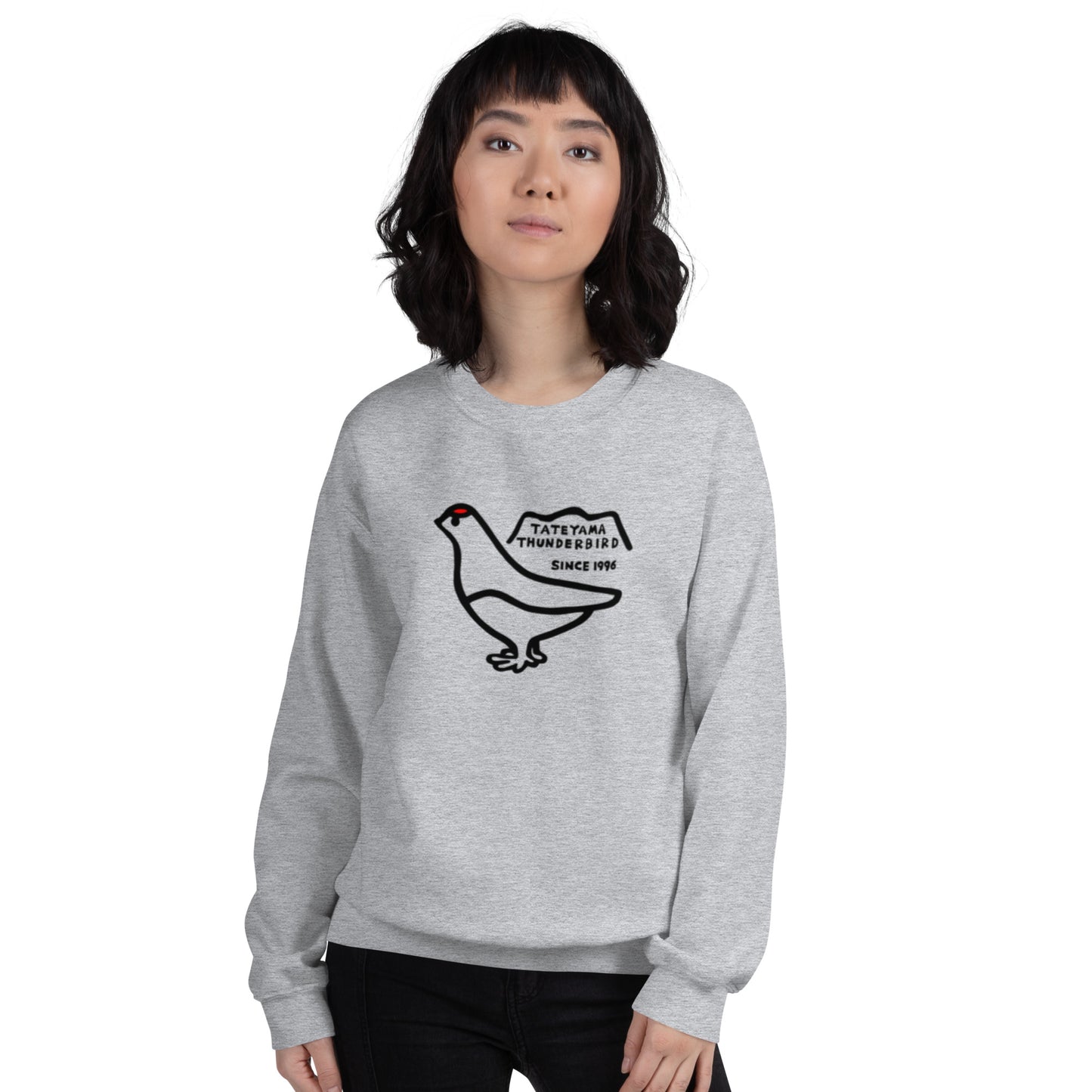 Sweatshirt (large Raicho-kun on the front & small logo on the back)