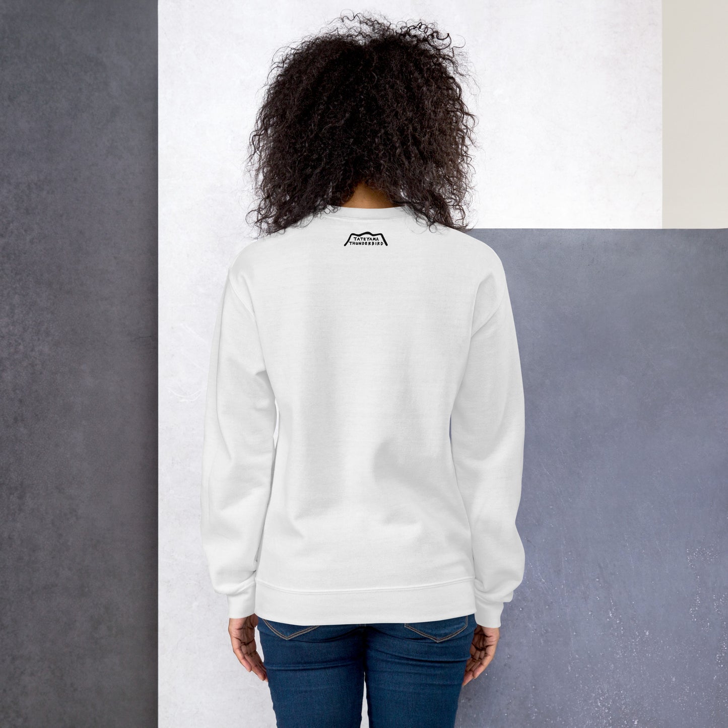Sweatshirt (large Raicho-kun on the front & small logo on the back)
