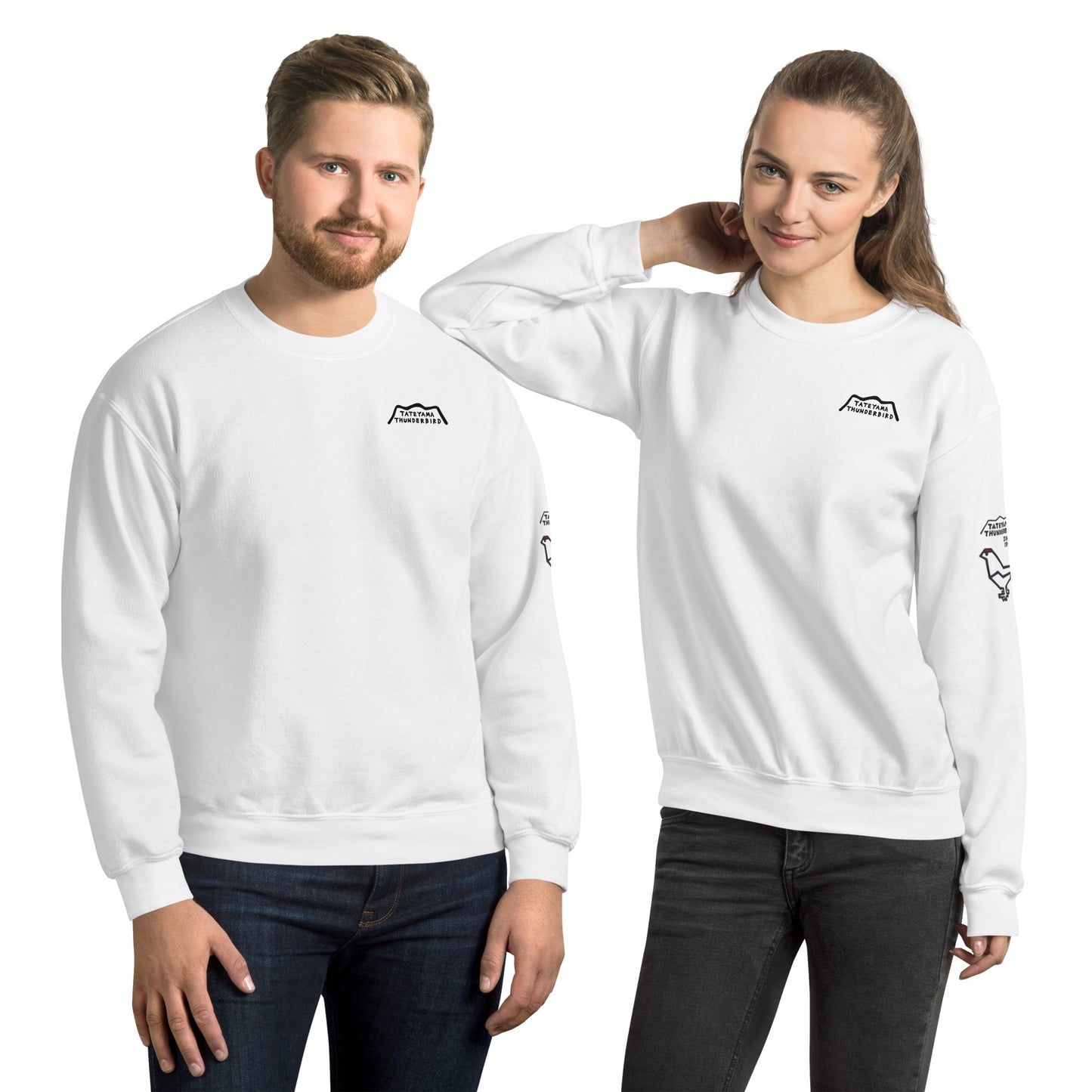 Sweatshirt (Logo on the front & Robot Raicho on the left sleeve)