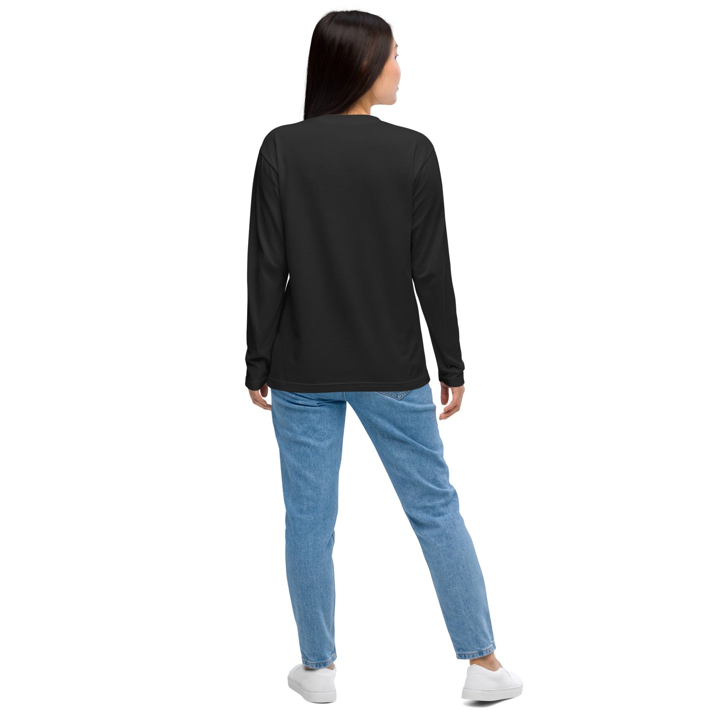Long-sleeved T-shirt (Raicho-kun) Black, Navy, Turquoise, Heather Gray, Light Pink