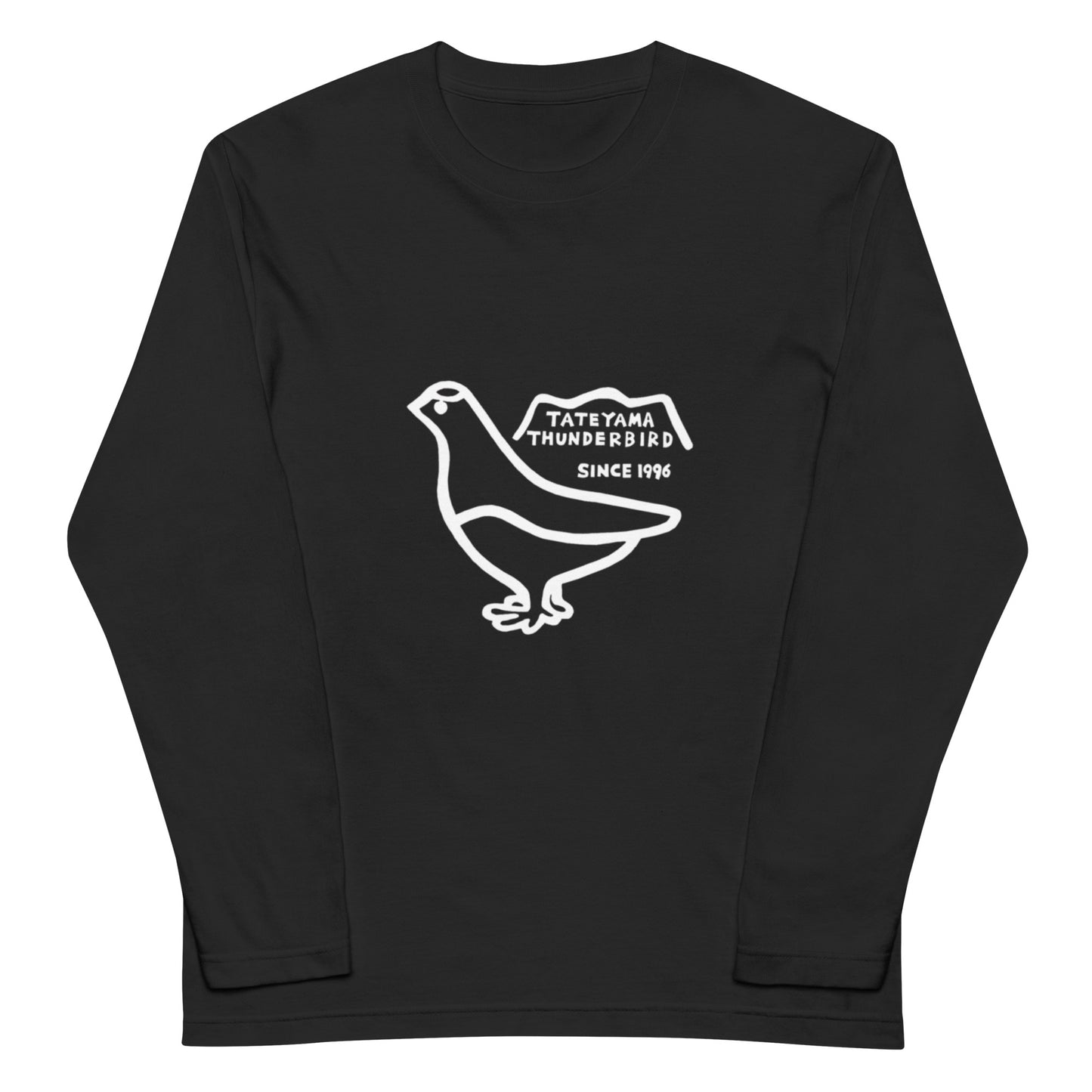 Long-sleeved T-shirt (Raicho-kun) Black, Navy, Turquoise, Heather Gray, Light Pink