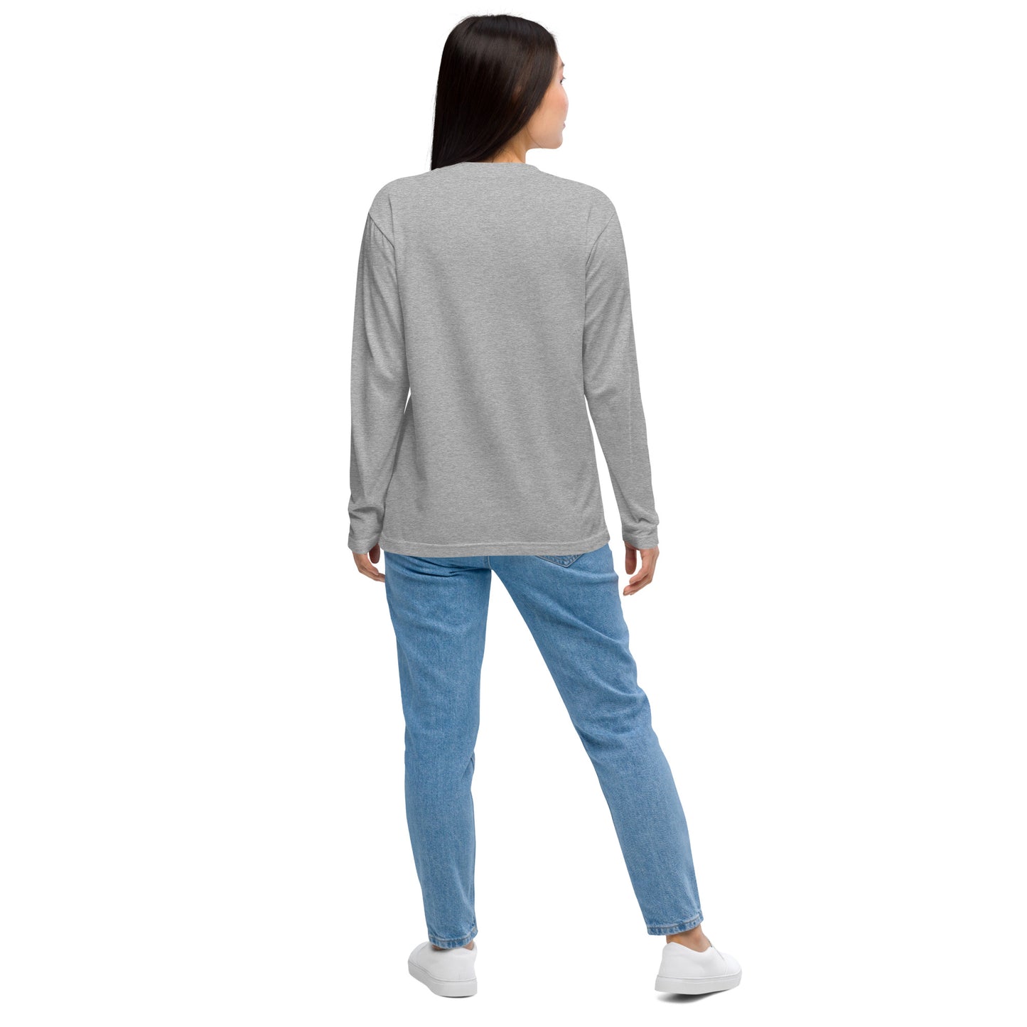 Long-sleeved T-shirt (Raicho-kun) Black, Navy, Turquoise, Heather Gray, Light Pink