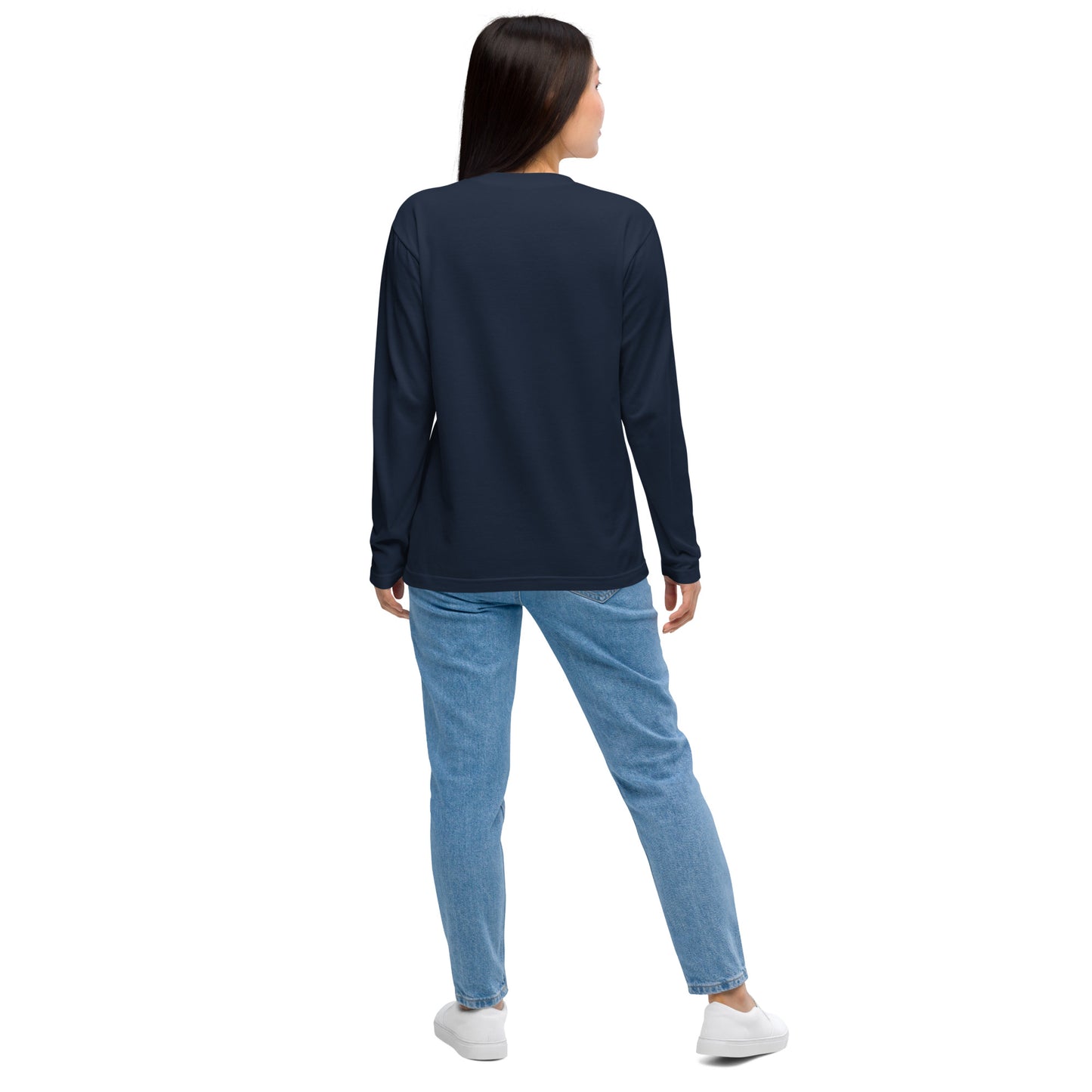 Long-sleeved T-shirt (Raicho-kun) Black, Navy, Turquoise, Heather Gray, Light Pink