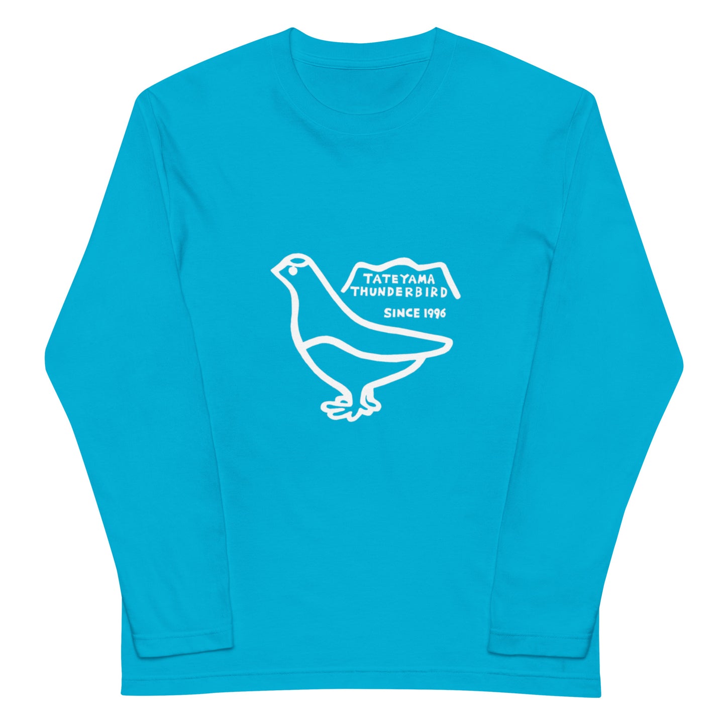 Long-sleeved T-shirt (Raicho-kun) Black, Navy, Turquoise, Heather Gray, Light Pink
