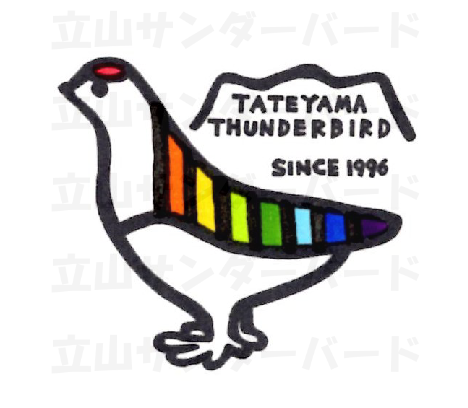 雷鳥くんカラフルマント