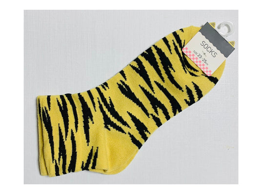 Tiger pattern ankle length socks