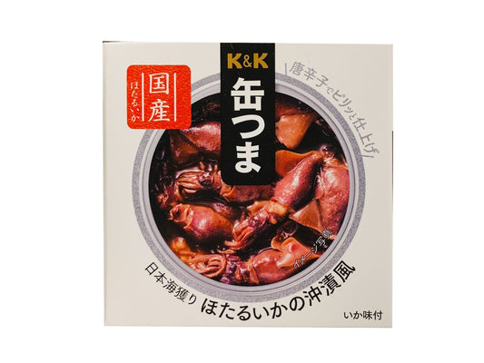 Canned Tsuma from the Sea of ​​Japan, firefly squid pickled in the sea