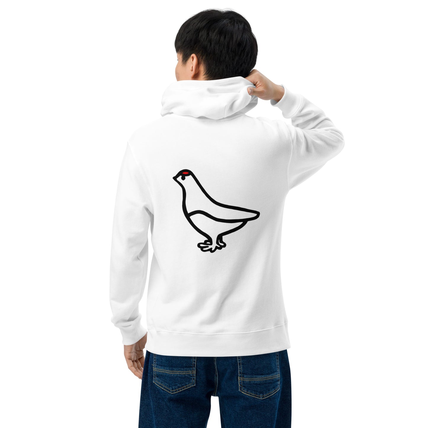 Basic hoodie (logo on the front &amp; big Raicho on the back)